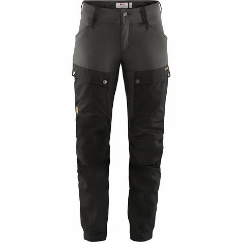 Fjallraven Keb Hiking Pants Black Grey Singapore For Women (SG-498950)